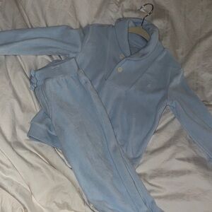Light Blue Velour- Ralph Lauren set- 24 months- never worn